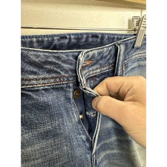 Diesel Zathan Men 32X28 Bootcut Denim Jeans Blue 100% Cotton - Picture 4 of 10